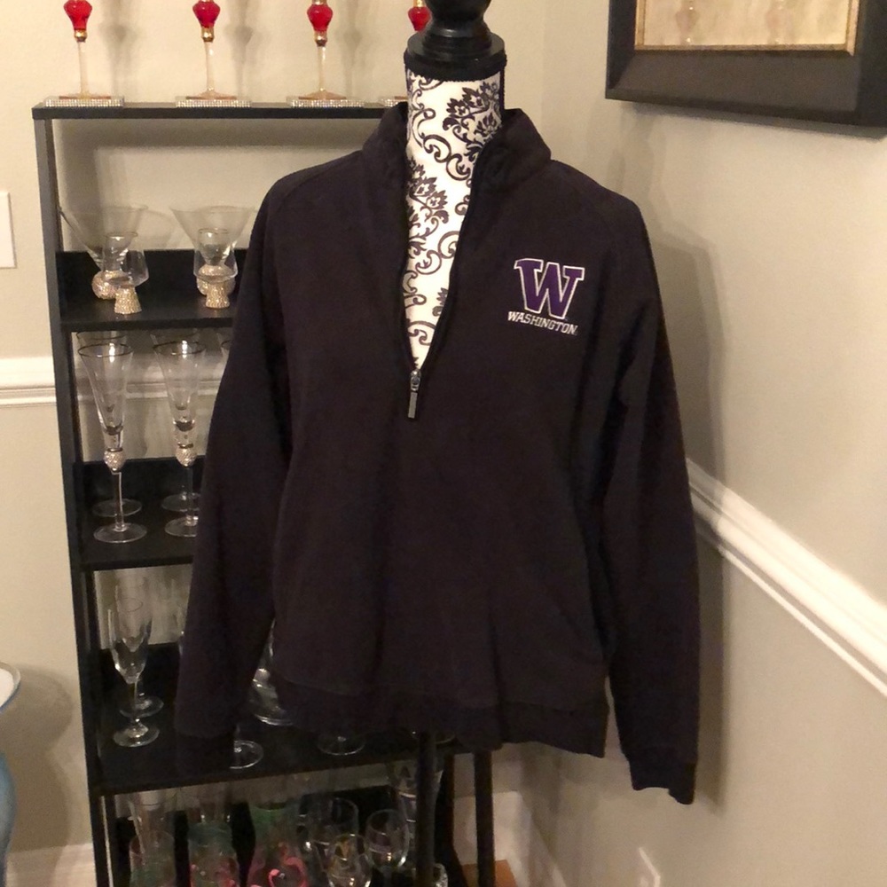 Quarter zip husky sweatshirt